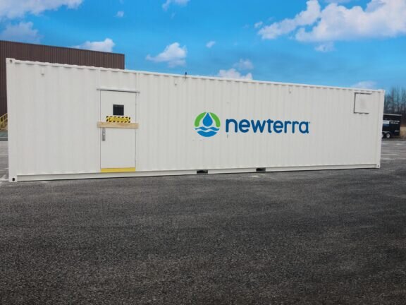 A newterra containerized RO system