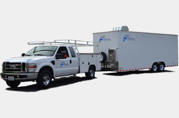 mobile ozone sparge system